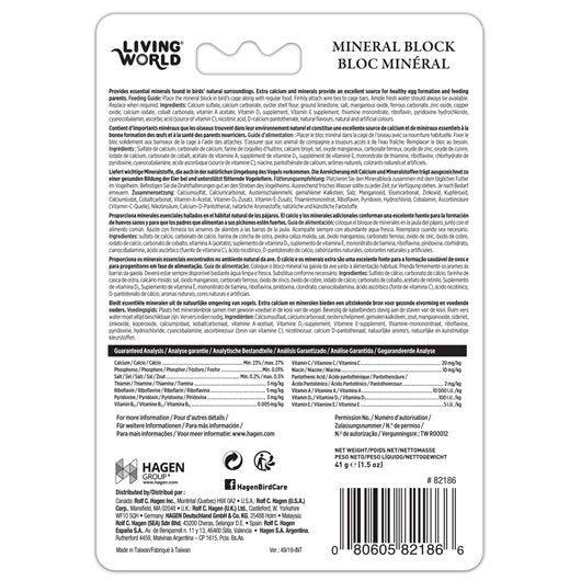 Living World Beak Block for Small Birds