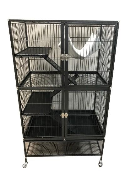 Villa Azura Ferret Cage - Black 80x54x137cm