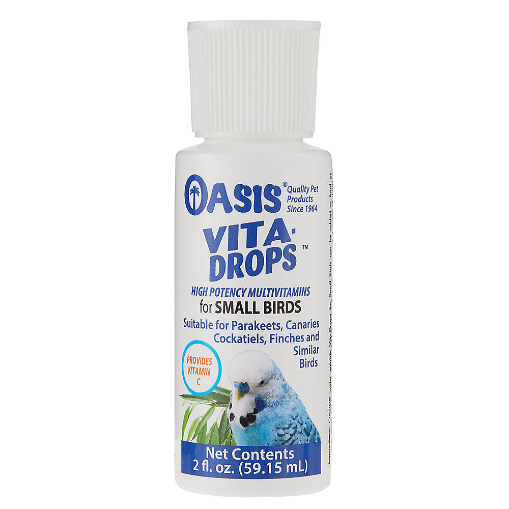 Oasis® Vita-Drops™ High Potency Small Bird Daily Multivitamins