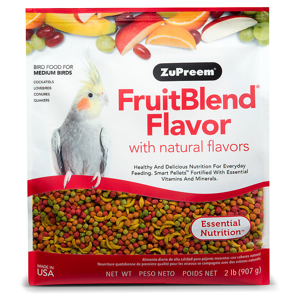 ZuPreem FruitBlend Flavor with Natural Flavors for Medium Birds