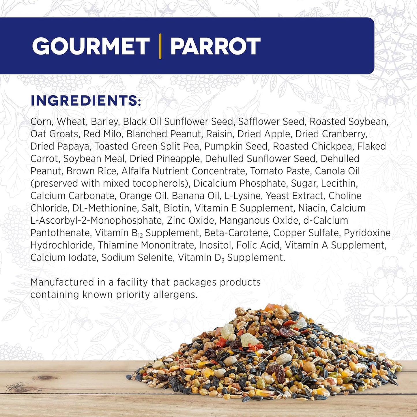 Hagen Gourmet Seed Mix for Small Parrot