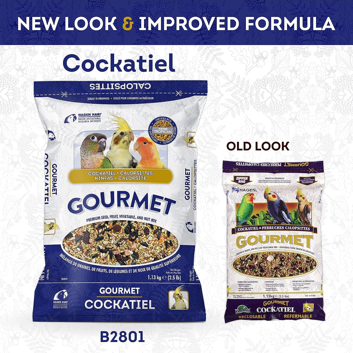 Hagen Gourmet Seed Mix for Cockatiels and Small Hookbills