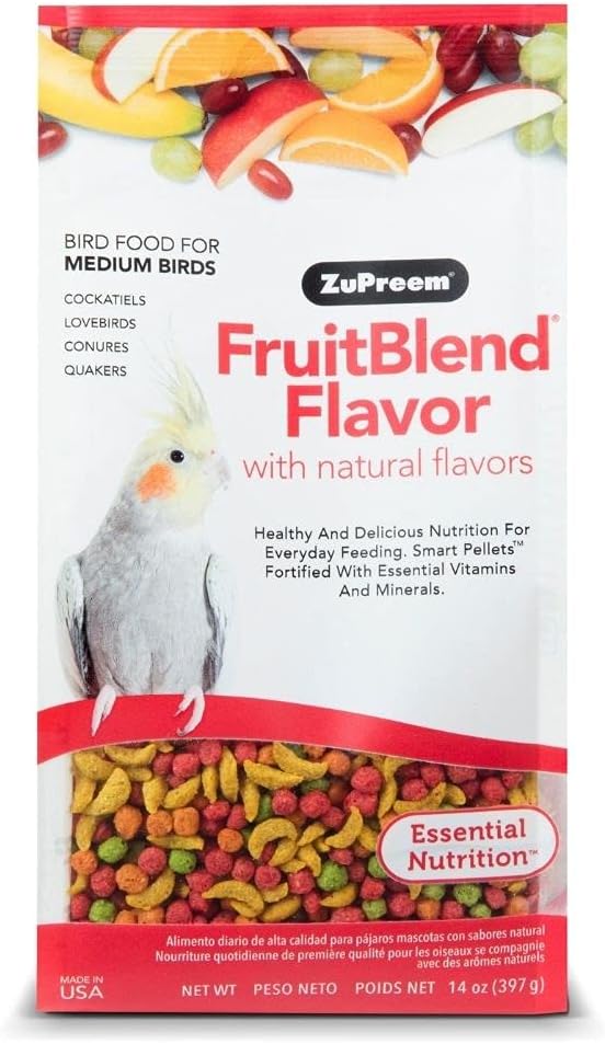 ZuPreem FruitBlend Flavor with Natural Flavors for Medium Birds