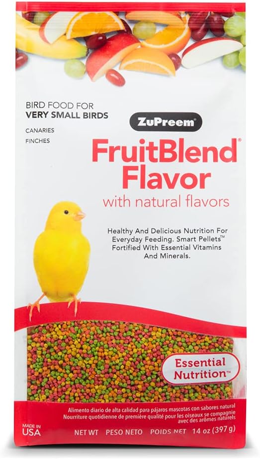 ZuPreem FruitBlend Flavor with Natural Flavors for Very Small Birds