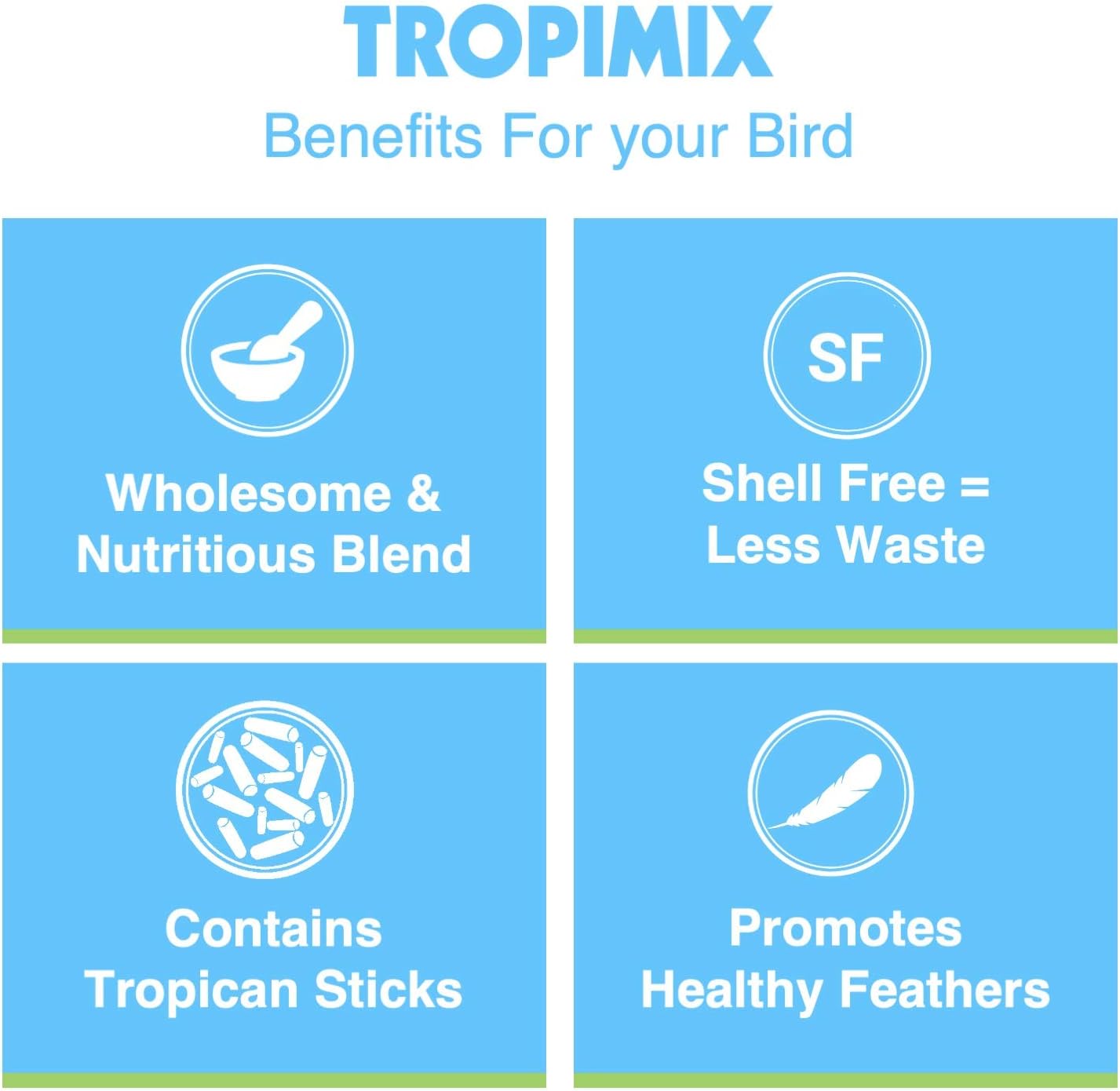 HARI Tropimix Enrichment Food for Large Parrots