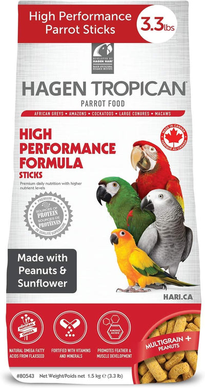 HARI Tropican High Performance Formula Parrot Food Sticks
