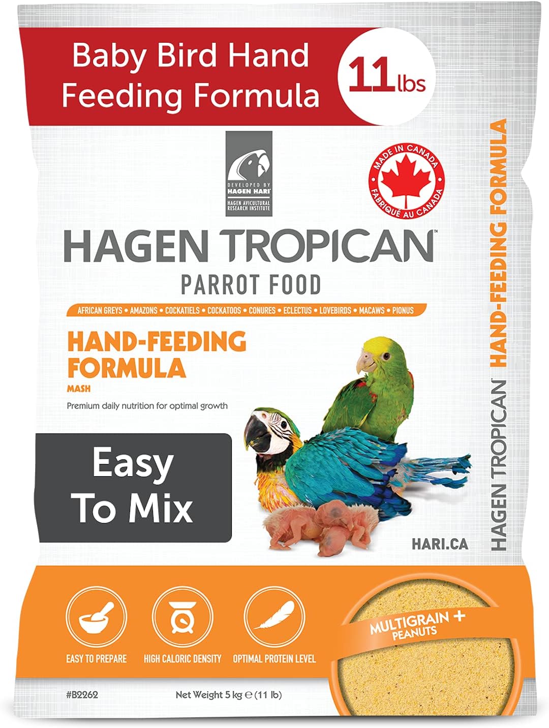HARI Tropican Hand-Feeding Formula Parrot Food