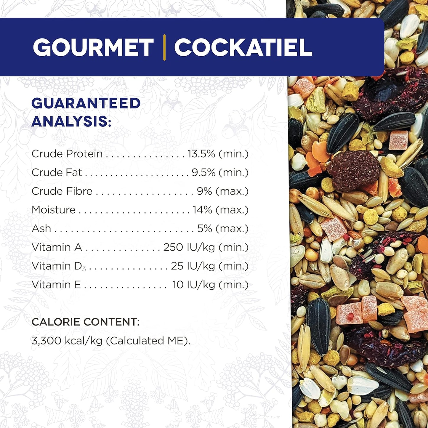 Hagen Gourmet Seed Mix for Cockatiels and Small Hookbills