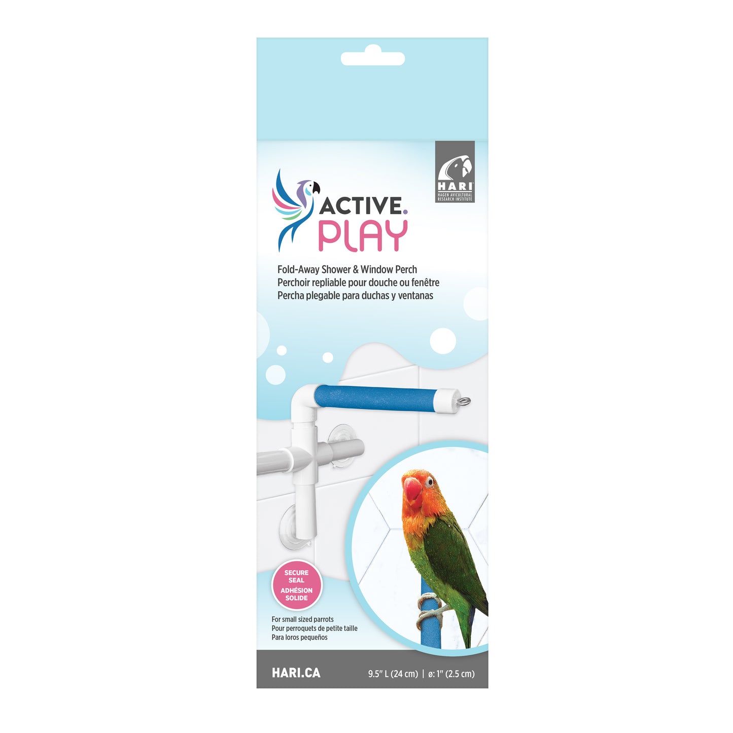 HARI Active.Play Fold-Away Shower & Window Perch