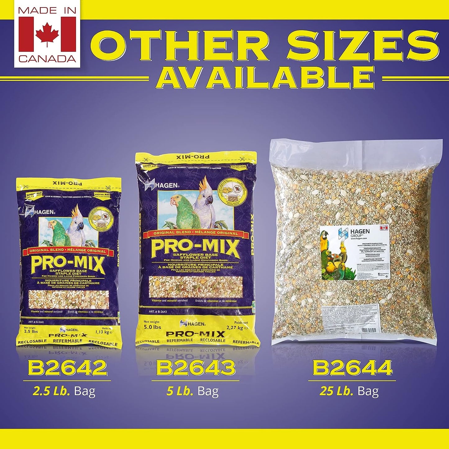 Hagen Staple VME Pro-Mix for Medium and Large Parrots