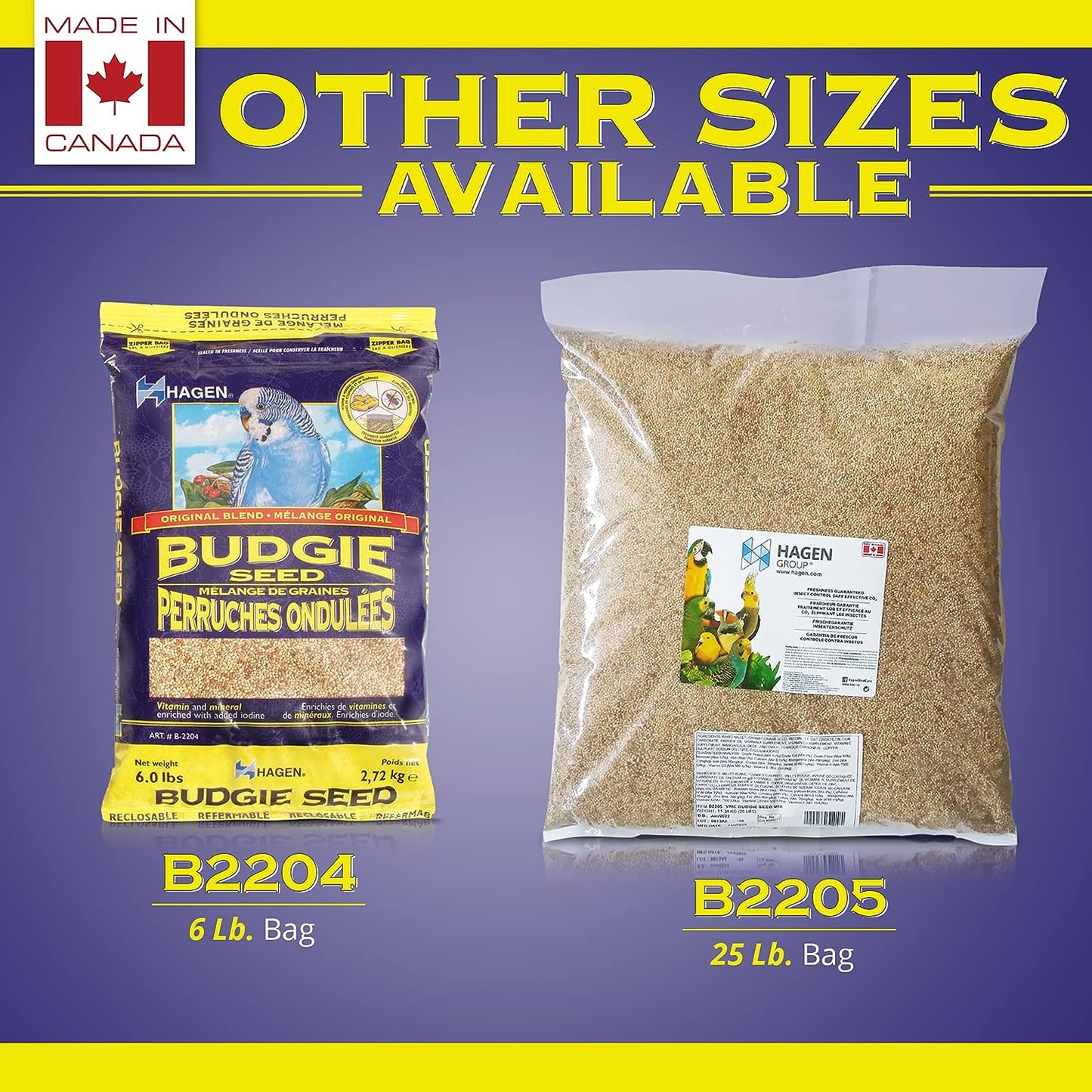 Hagen Budgie Staple VME Seed