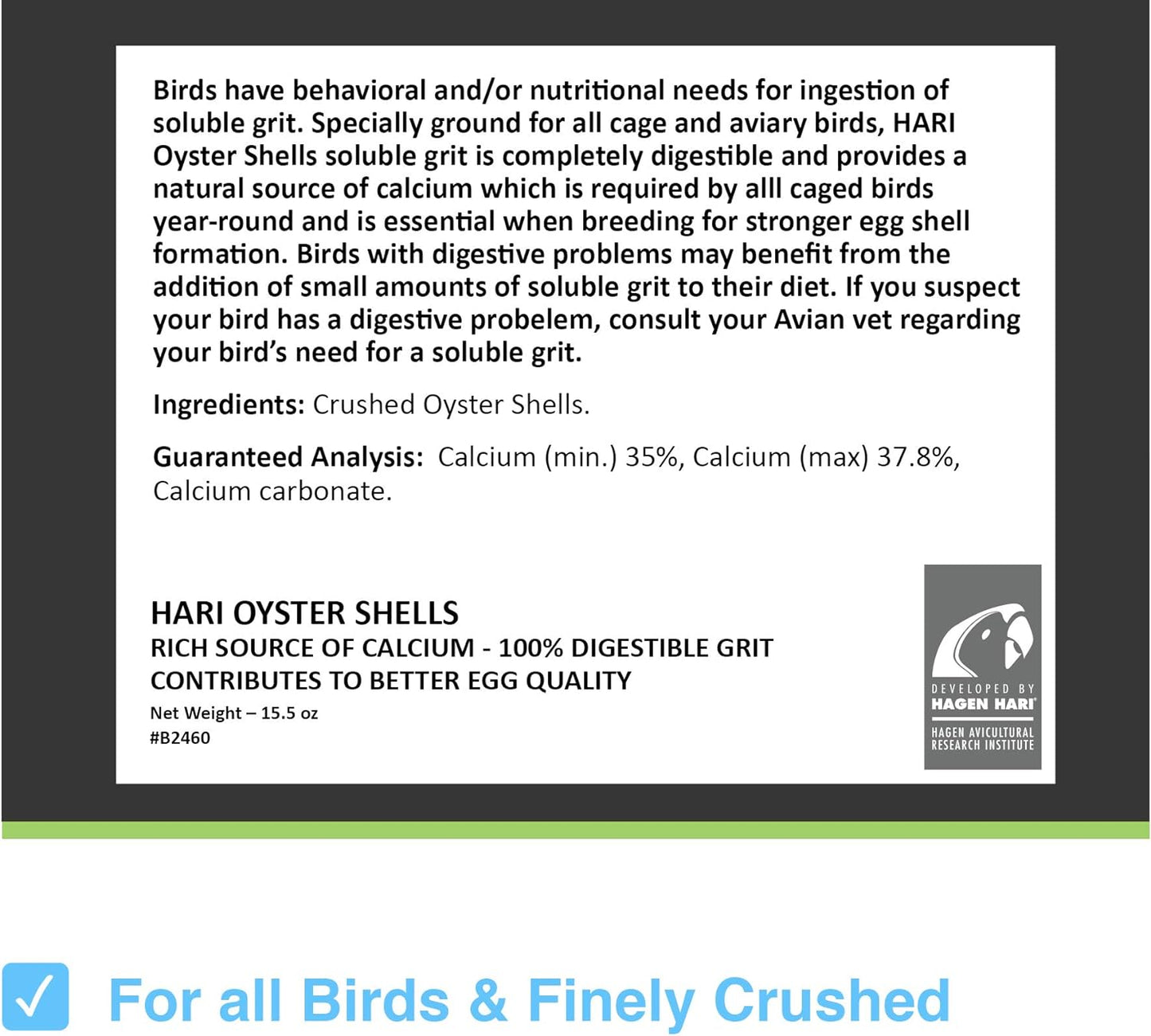 HARI Bird Oyster Shells
