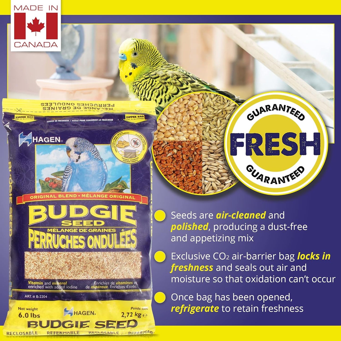 Hagen Budgie Staple VME Seed