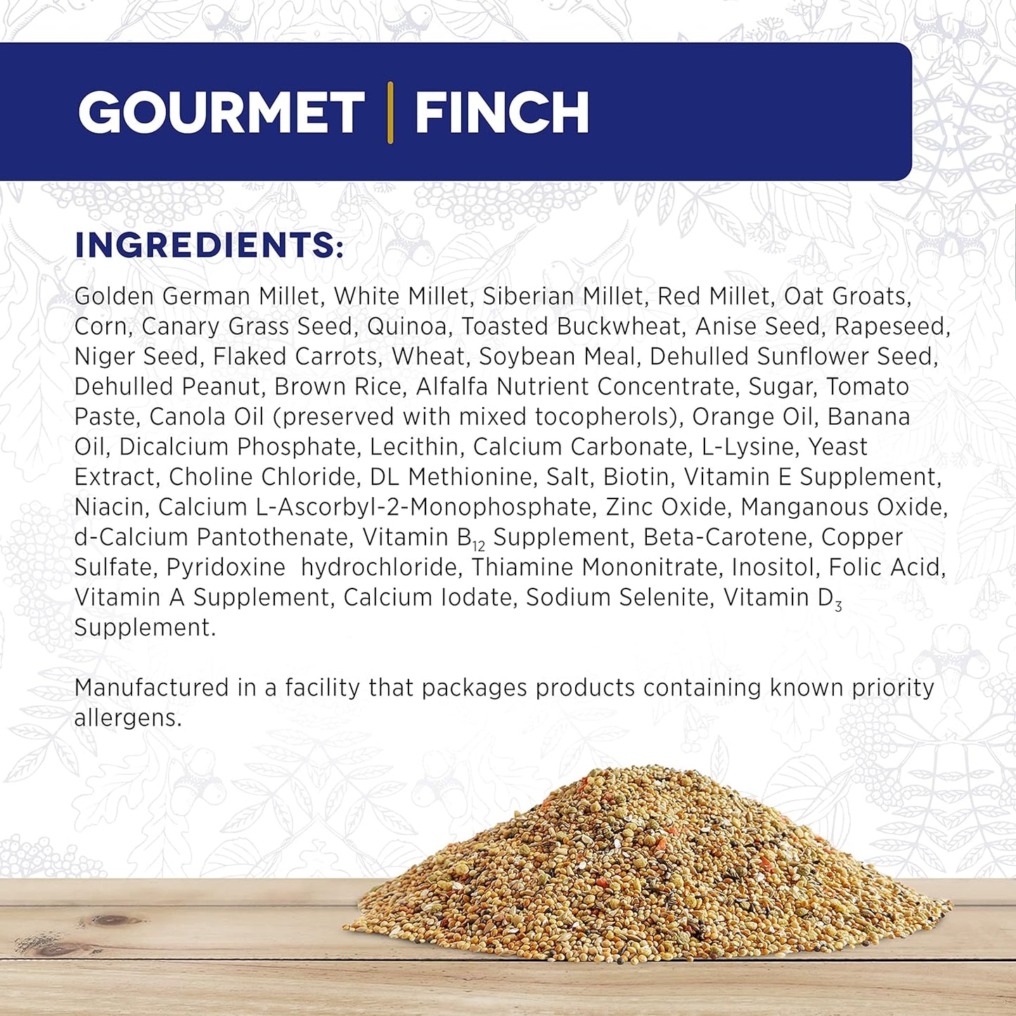 Hagen Gourmet Seed Mix for Finches