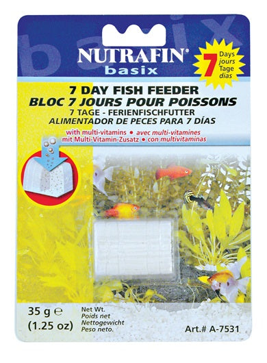 Nutrafin basix 7-Day Feeder, 1 Block