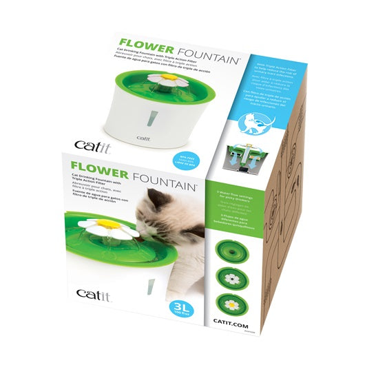 Catit 2.0 Flower Fountain, 3L (100oz)