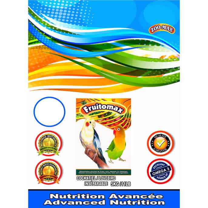 Fruitomax Cockatiel - Lovebird