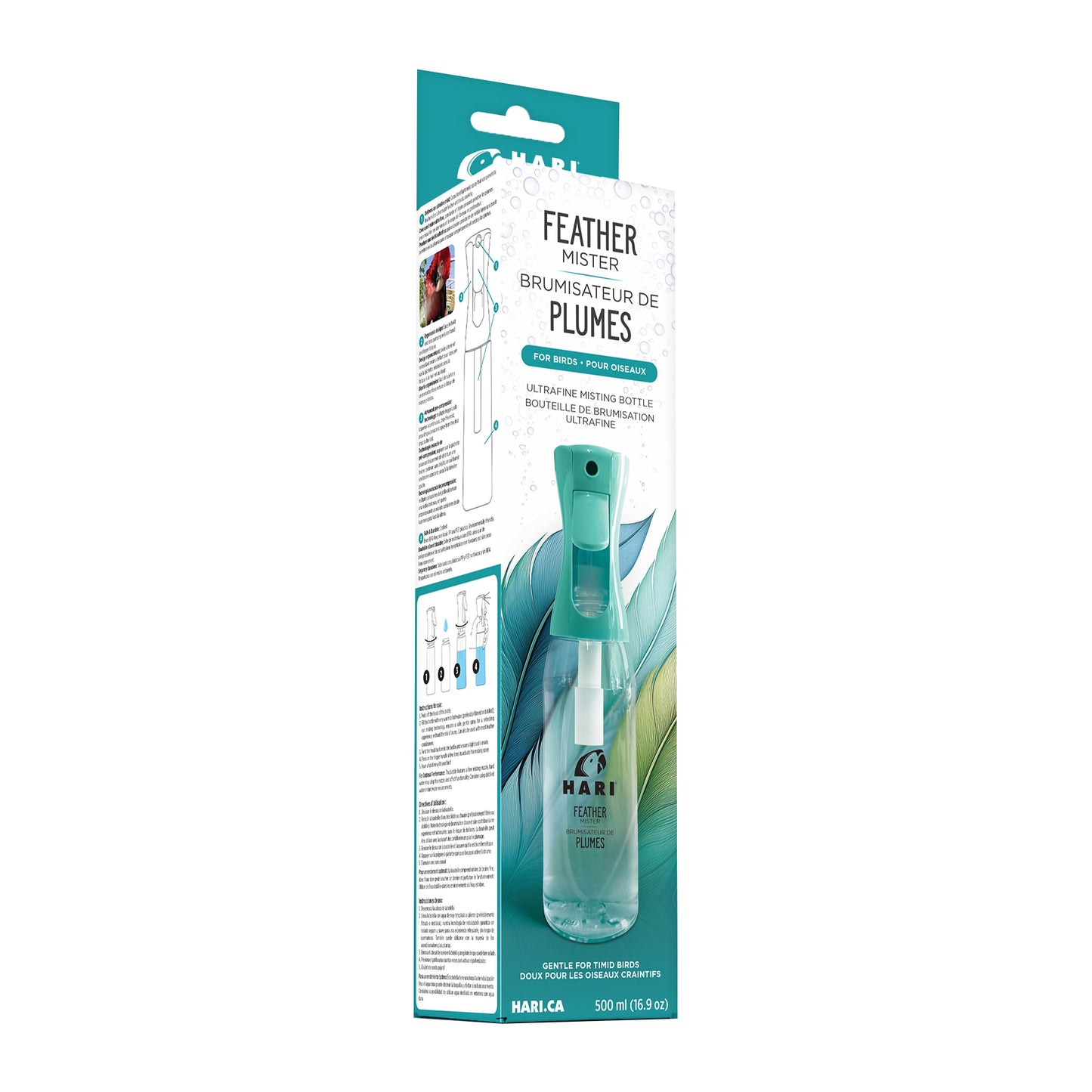 HARI Feather Mister - 500 ml capacity - Teal