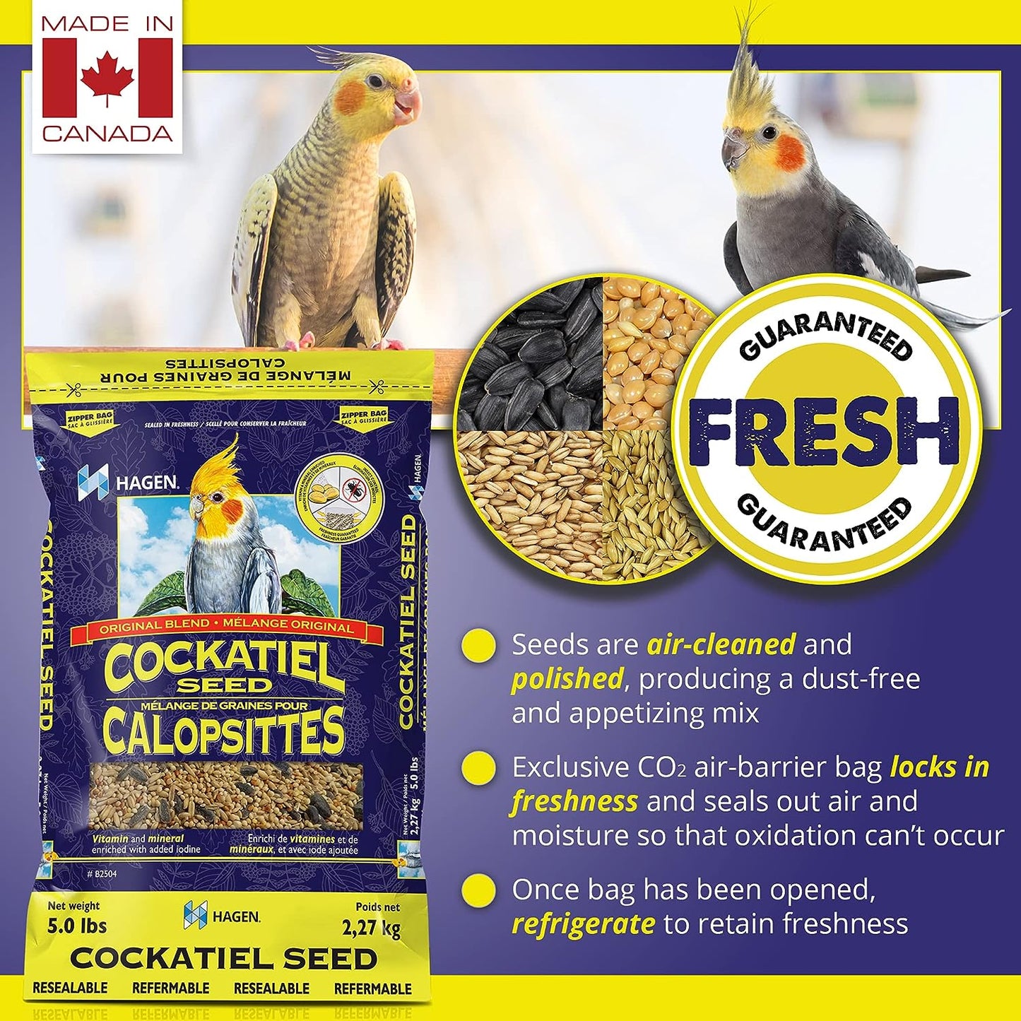 Hagen Cockatiel Staple VME Seed