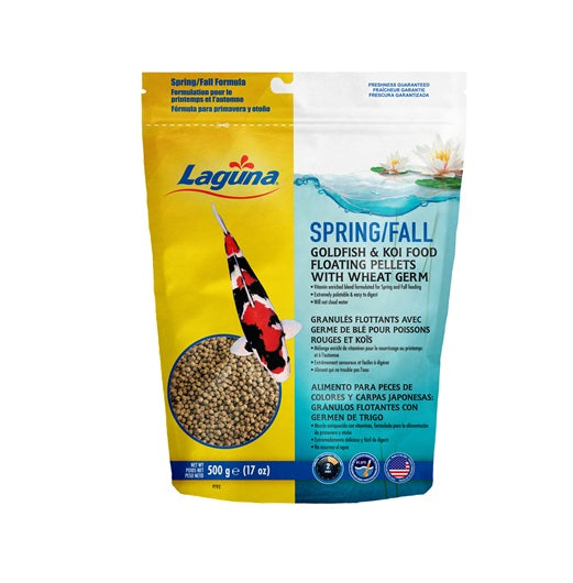 Laguna Goldfish & Koi Food, Spring/Fall Formula with Wheat Germ