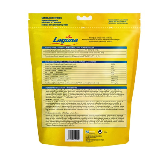 Laguna Goldfish & Koi Food, Spring/Fall Formula with Wheat Germ