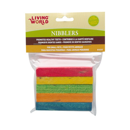 Living World Nibblers Rainbow Wood Chews