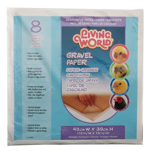 Living World Gravel Paper, Rectangular, 8pk