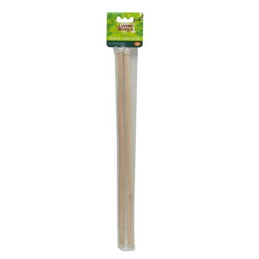 Living World Wooden Perches, Thin, 2pk