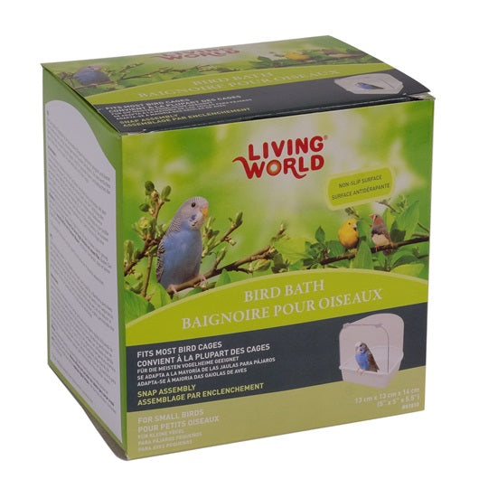 Living World Outside Bird Bath, Large