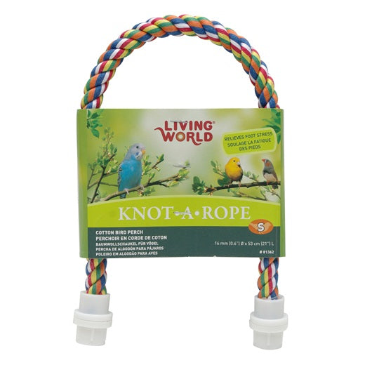 Living World Cotton Perch, Multi-Coloured
