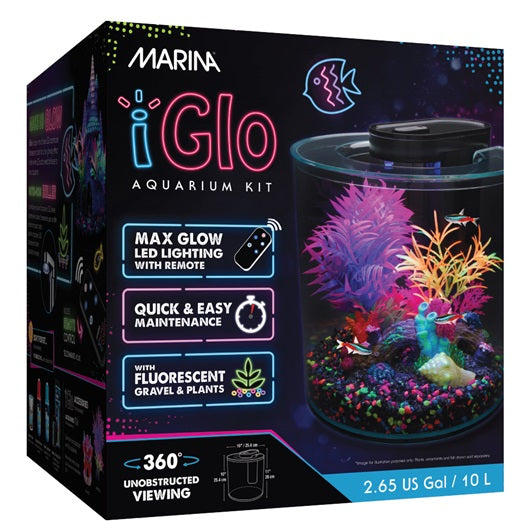 Marina iGlo 360° Aquarium Kit 10L (2.65gal)