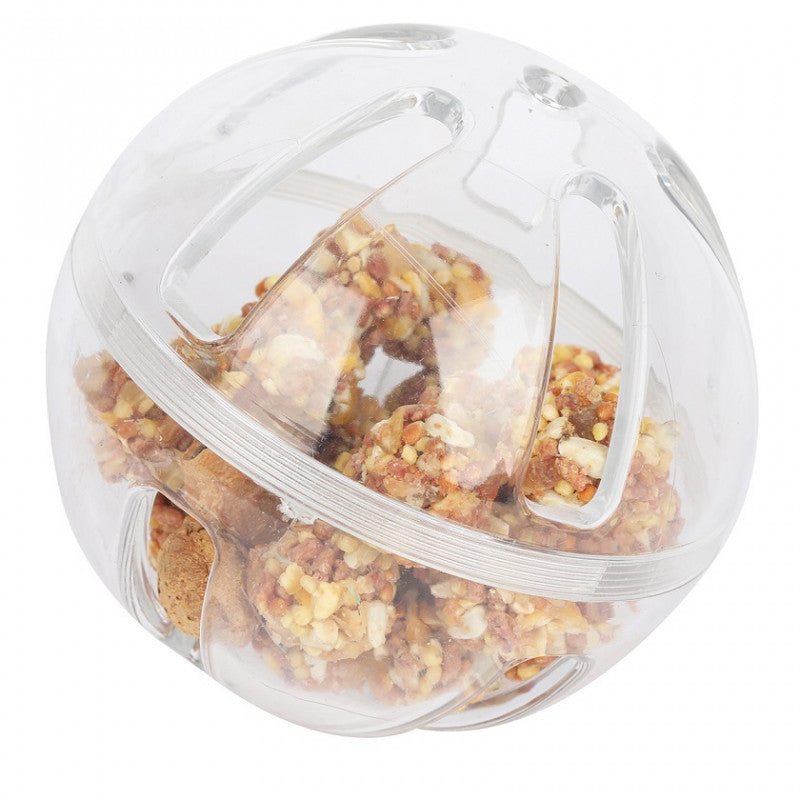 3.5" PLASTIC FORAGING BALL FOR PARROT BIRD