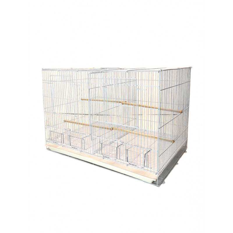 BIRD CAGE WITH DIVIDER (24"X16"X16")