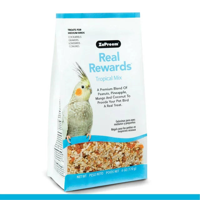 ZuPreem Real Rewards Treats For Medium Birds 6oz