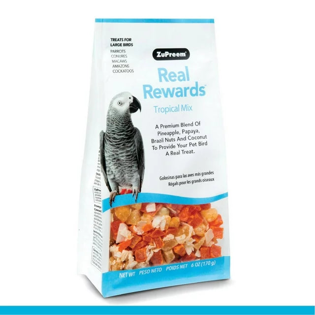 ZuPreem Real Rewards Treats For Large Birds 6oz