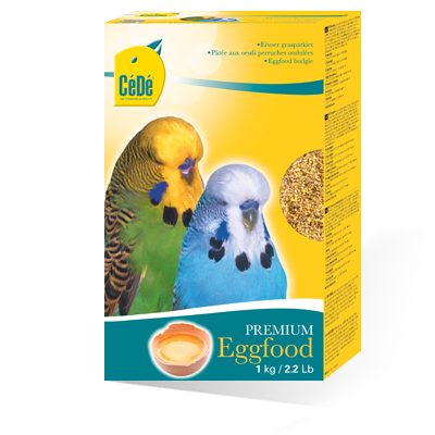 Egg food for grass parakeets