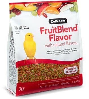 ZuPreem FruitBlend Flavor with Natural Flavors for Very Small Birds