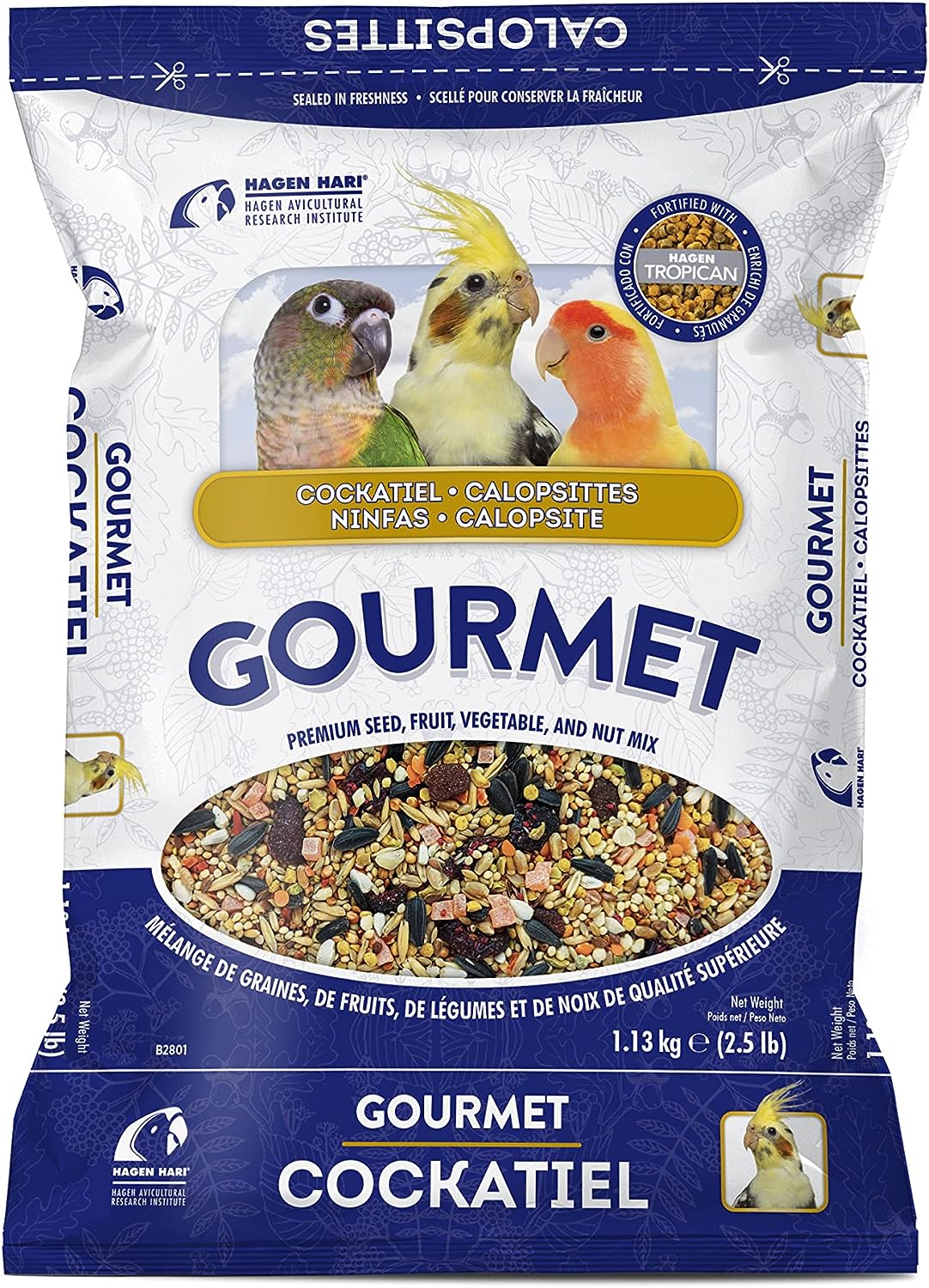 Hagen Gourmet Seed Mix for Cockatiels and Small Hookbills