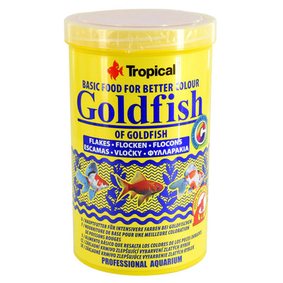 - Tropical Goldfish Flakes