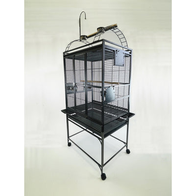 32X23" PLAY TOP PARROT CAGE WITH ROLLING STAND