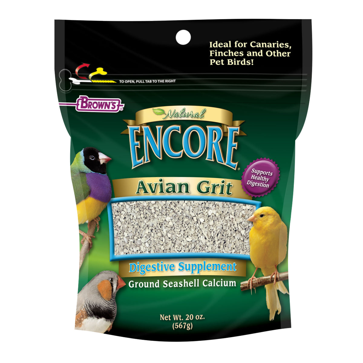 BROWN Avian Grit Plus