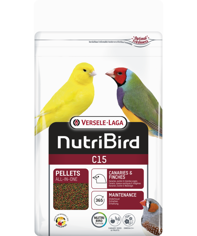Versele-Laga NutriBird C15 Pellets Canaries & Finches