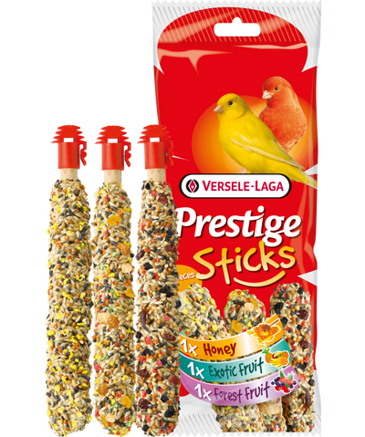 Versele-Laga Prestige Sticks Canaries Triple Variety Pack