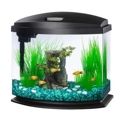 -Aqueon MiniBow LED SmartClean Aquarium 5Gal