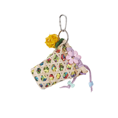 HARI SMART.PLAY Enrichment Parrot Toy - Weave n' Chew
