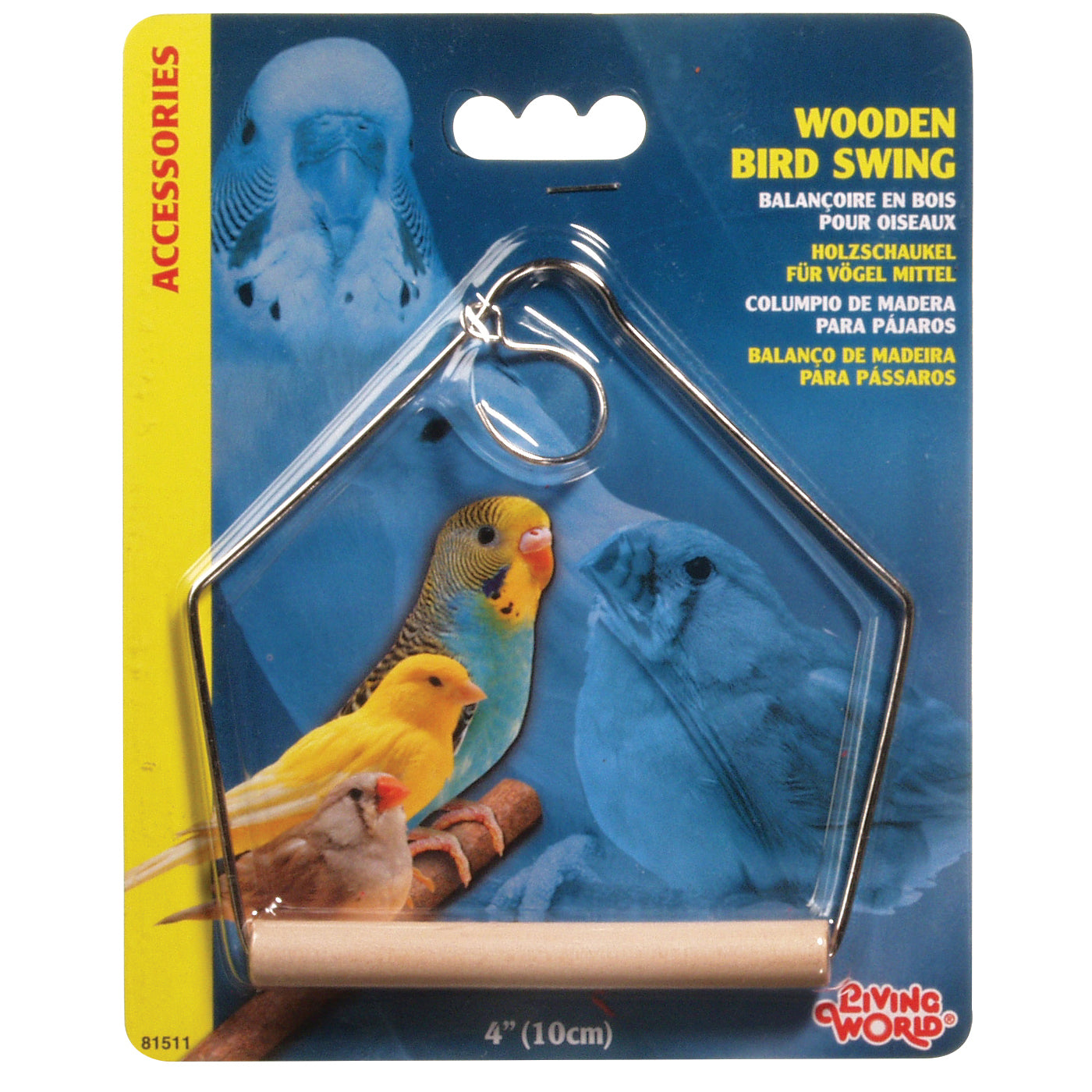 Living World Wooden Bird Swing