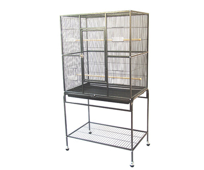 Large Bird Flight Cage with Stand
