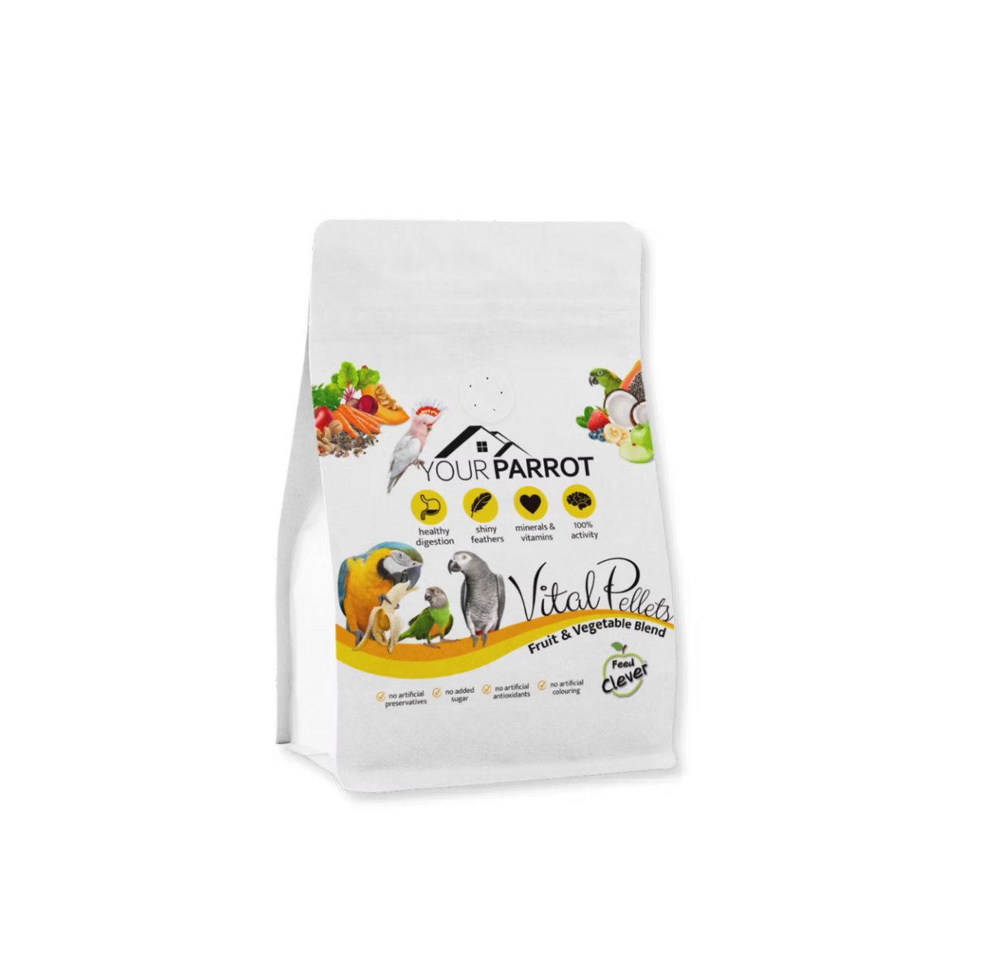 Your Parrot Fruit & Vegetable Blend Vital Pellets | Complete Parrot Food