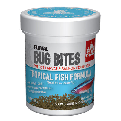 Fluval Bug Bites Tropical Fish Formula - S to M - 45g