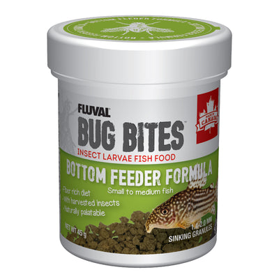 Fluval Bug Bites Bottom Feeder Formula - 1.4-1.6 mm granules - 45 g